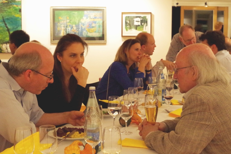 20.09.2016 - Abendessen bei Baurs (Foto: Christine Tröger)