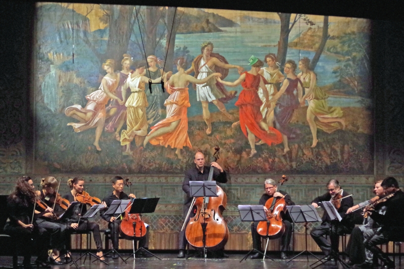 24.09.2016 - Konzert: ... teilt und eint die beiden Quartette in Osvaldo Golijov »LastRound«, einer Hommage an Astor Piazzolla ... (Foto: Christine Tröger)
