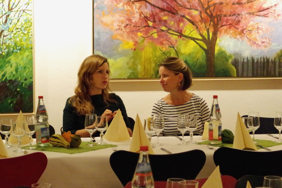 26.09.2017 - Abendessen bei Baurs (Foto: Christine Tröger)